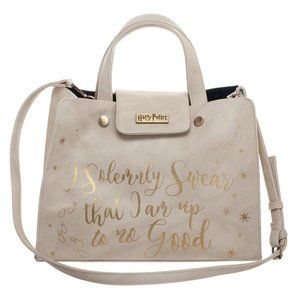 Harry Potter BioWorld Universal Stufios I Solemnly Swear Tote Bag Crossbody NWT